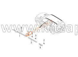 Накладка крыши правая Haval H9 5501140XKV08A